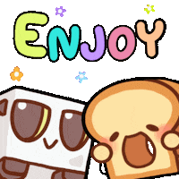 Enjoy Greeting Sticker
