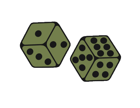 Tattoos Dice Sticker by Ephemeral Tattoo