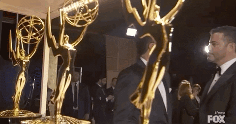 Stephen Colbert Trophy GIF by Emmys