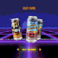 cervezaretro beer vintage arcade video game GIF