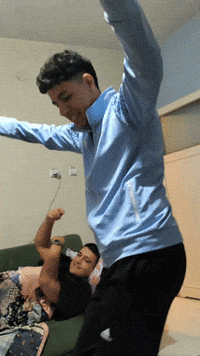 lineeli14 dance fun boy movement GIF