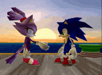 Sonic The Hedgehog Handshake GIF