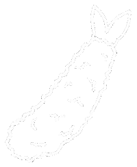 misumikado ごはん エビ fried shrimp えびふらい Sticker