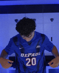 Mens Soccer GIF by DePaul Blue Demons