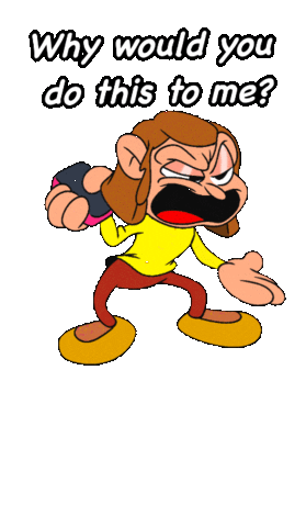 Questions Why Would You Do This To Me Sticker by Elnaz  Abbasi