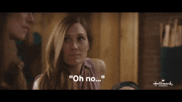 Oh No GIF by Hallmark Channel