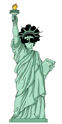 United States America Sticker by Pepephone