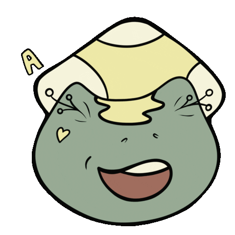 0ritia giphyupload animated frog oritia Sticker