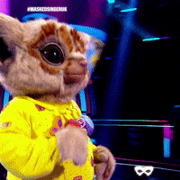 Bushbaby GIF by The Masked Singer UK