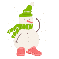 Christmas Snow Sticker by crocsru