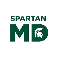 Michigan State University Spartans Sticker by MSU College of Human Medicine