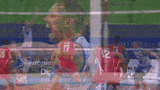 Hit Attack GIF by Volleyball World