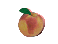 peach Sticker