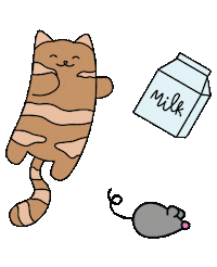 Cat Milk Sticker