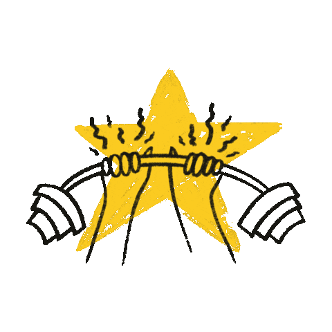 Star Success Sticker by The Atom Lab