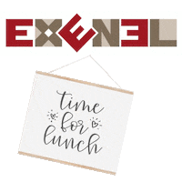 EXENEL lunch pranzo time for lunch exenel Sticker