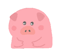 Pig いただきます Sticker