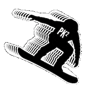pknpkresort ski skiing snowboard snowboarding Sticker