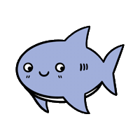 Shark Volume Sticker by Hairsharkuk