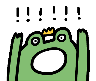 Shock Frog Sticker