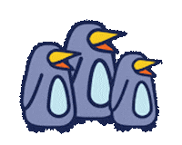 Penguin Sticker by teamrar