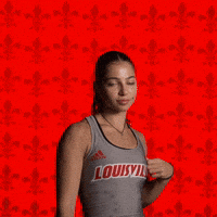 Track Field Go Cards GIF by Louisville Cardinals