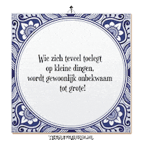 Humor Focus Sticker by Tegelspreuken.nl