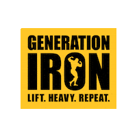 Bodybuilding Sticker by Generation Iron