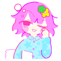Pink Smile Sticker