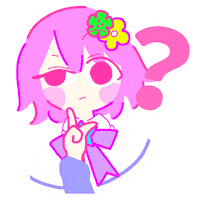 Girl わからない Sticker
