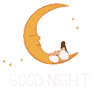 Good Night Stars Sticker