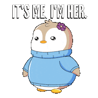 Awesome Its Me Sticker by Pudgy Penguins