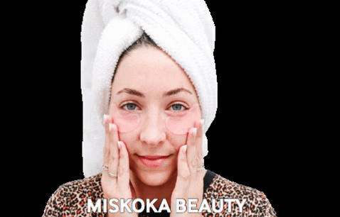Miskoka giphygifmaker happy beauty skincare GIF