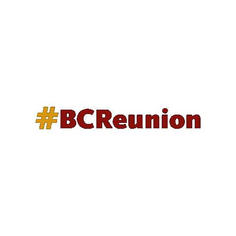 Boston Reunion Sticker by BostonCollege