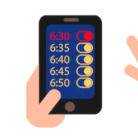 lisaveta_designer good morning morning tired bed Sticker