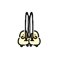 420gram00 character duck banana 캐릭터 Sticker