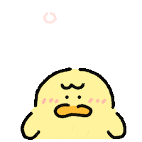 420gram00 character duck banana 캐릭터 Sticker