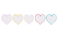 Border Love Sticker