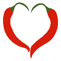 Spicy Food Love Sticker