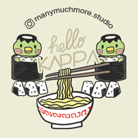 OzzyMac studio japanese ramen maki GIF