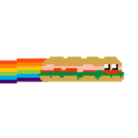 rainbow fly Sticker by Subway Sverige