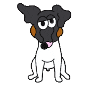 Japanese Terrier トイレ Sticker