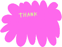 Thank You So Much Sticker by Heather Buchanan
