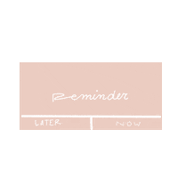 Reminder Sticker