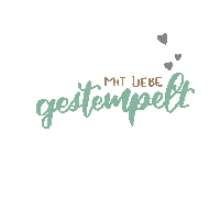 CreateASmile stempel handgemacht mitliebe createasmilestamps Sticker