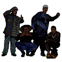90S Hiphop Sticker