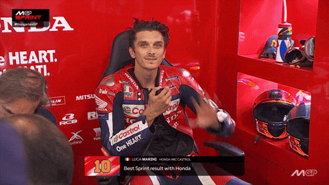 Happy Honda GIF by MotoGP™