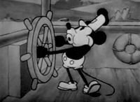 Happy Black And White GIF