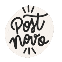 New Post Lettering Sticker