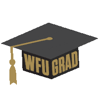 Wfugrad Sticker by Wake Forest University